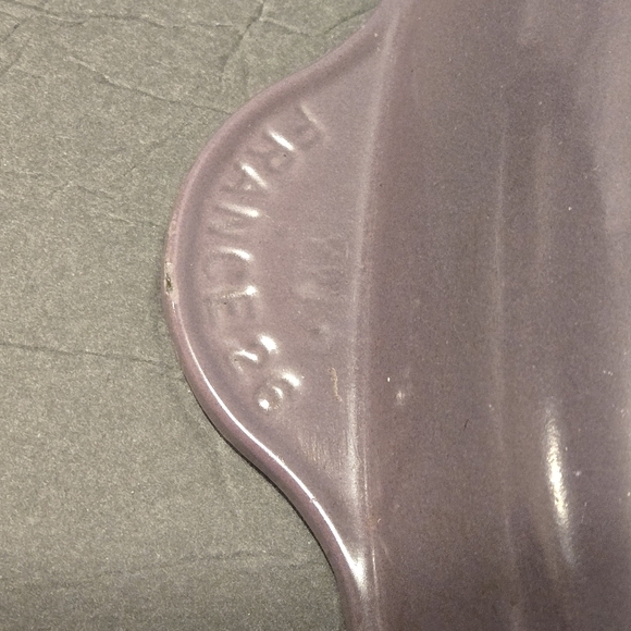 Le Creuset Enameled Cast Iron Signature Square Skillet Grill Discontinued Purple - Picture 6 of 7